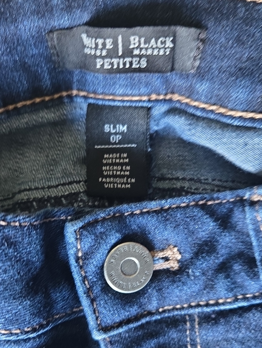 White House Black Market Slim Jeans - Indigo Blue